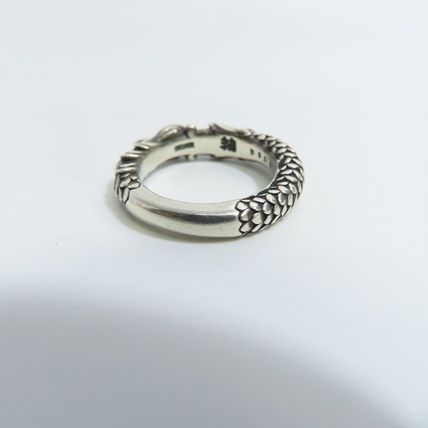 実際に弊社で買取させて頂いた【ギャラ付】Bloody Mary/ブラッディマリー 四神 - 青龍 リング ブルーダイヤ 9号の画像 3枚目