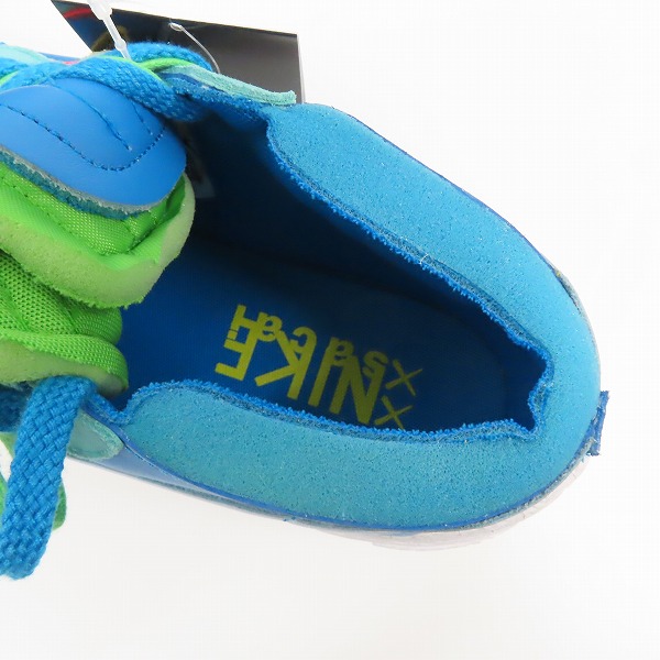 実際に弊社で買取させて頂いた【未使用】KAWS×sacai×NIKE/カウズ×サカイ×ナイキ Blazer Low Neptune Blue DM7901-400/29の画像 4枚目