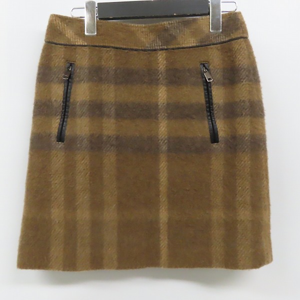実際に弊社で買取させて頂いたBURBERRY LONDON/バーバリーロンドン ウール スカート B1S19-685-50 /38の画像 1枚目