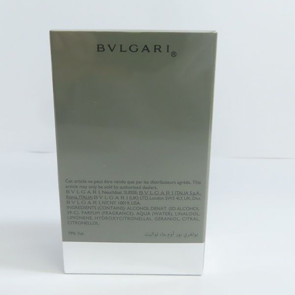 実際に弊社で買取させて頂いた【未開封】BVLGARI/ブルガリ プールオム オードトワレ 香水 30ml の画像 1枚目