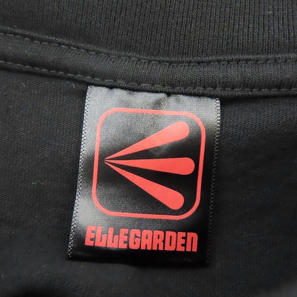 実際に弊社で買取させて頂いたELLE GARDEN/エルレガーデン BULL T-SHIRTS バンドTシャツ ブラック/XLの画像 2枚目