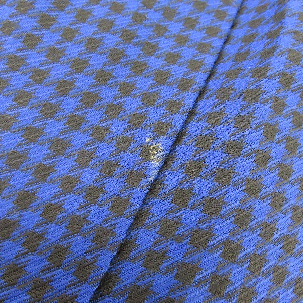 実際に弊社で買取させて頂いたChristian Dior/クリスチャンディオール PRET-A-PORTER/プレタポルテ 千鳥格子柄 ボタンシャツ/スカート セットアップ/9の画像 9枚目