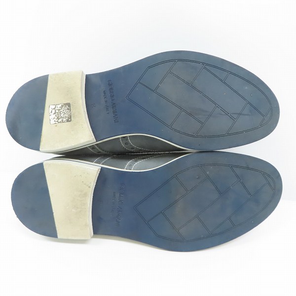 実際に弊社で買取させて頂いたGIORGIO ARMANI/ジョルジオアルマーニ ウイングチップ スエード レザーシューズ 8の画像 2枚目