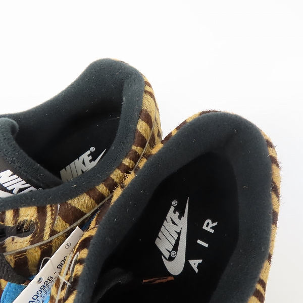 実際に弊社で買取させて頂いた【未使用】atmos×NIKE/アトモス×ナイキ AIR MAX 1 DLX ANIMAL 3.0/エアマックス アニマル AQ0928-900/27の画像 4枚目