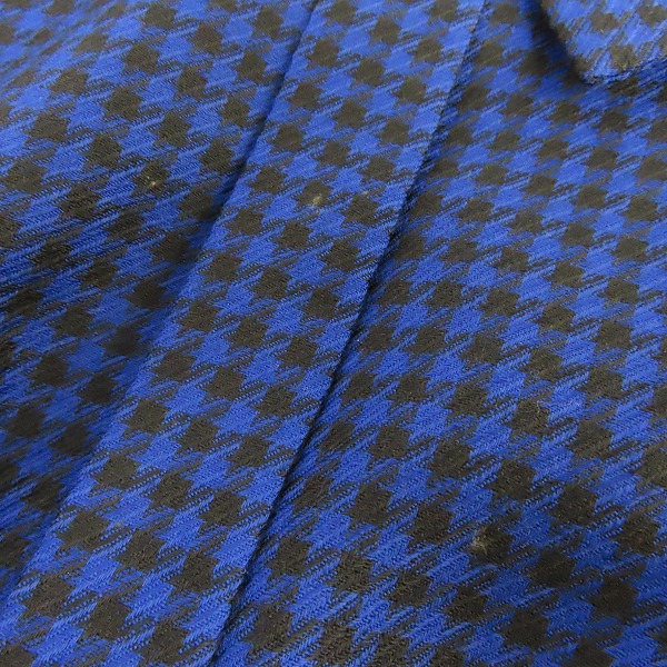 実際に弊社で買取させて頂いたChristian Dior/クリスチャンディオール PRET-A-PORTER/プレタポルテ 千鳥格子柄 ボタンシャツ/スカート セットアップ/9の画像 3枚目