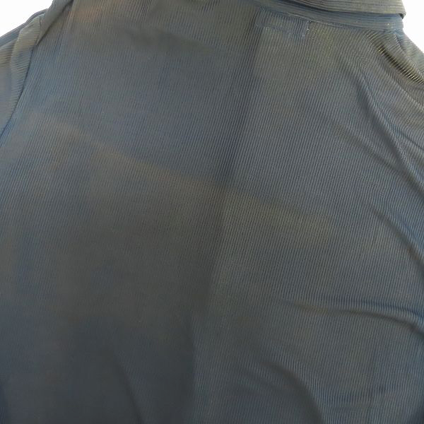 実際に弊社で買取させて頂いたGIORGIO ARMANI/ジョルジオアルマーニ ストライプ シースルー ドレスシャツ/Sの画像 7枚目