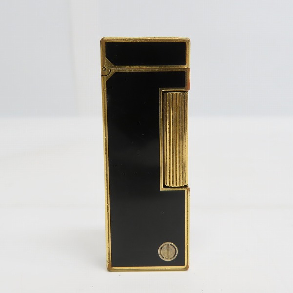 実際に弊社で買取させて頂いた(1) dunhill/ダンヒル サイドローラーガスライター ブラック×ゴールド