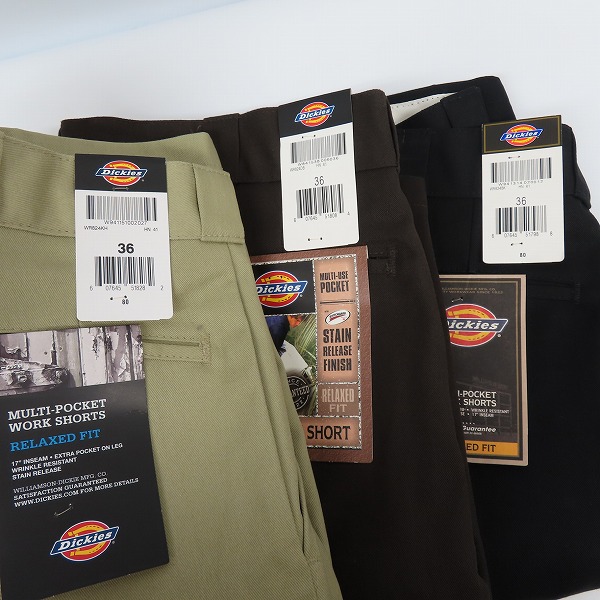 実際に弊社で買取させて頂いた【未使用】Dickies/ディッキーズ MULTI USE POCKET SHORTS/マルチユーズ ポケット ショーツ/ハーフパンツ/36 3点セットの画像 5枚目