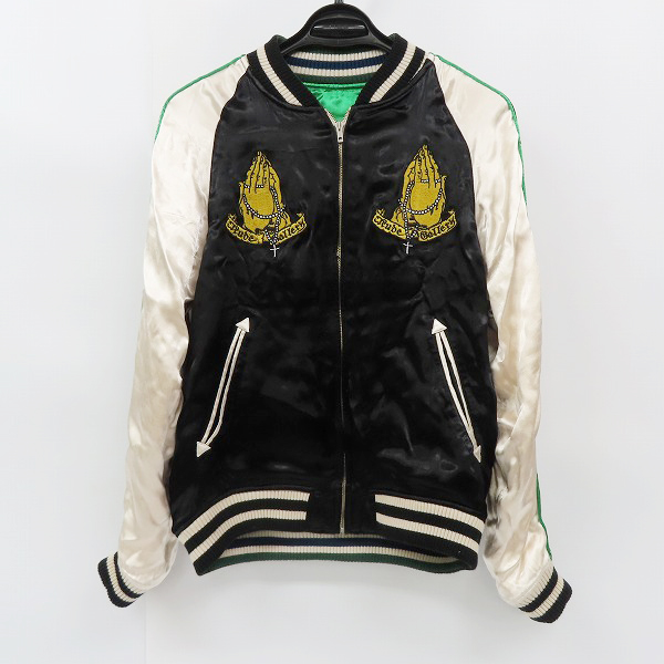 実際に弊社で買取させて頂いたRUDE GALLERY/ルードギャラリー 17AW ロッキンジェリービーン リバーシブル スカジャン/3の画像 2枚目