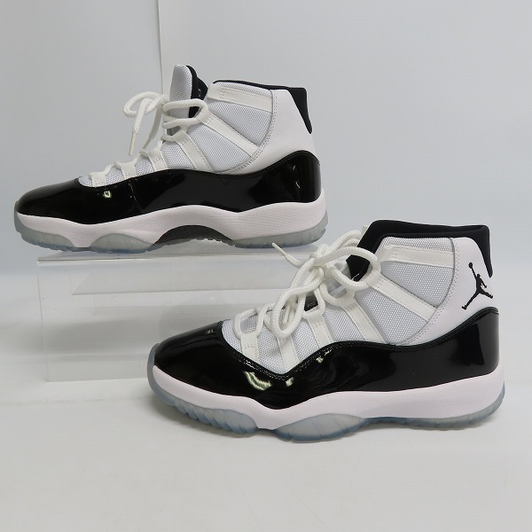 実際に弊社で買取させて頂いた【未使用】NIKE/ナイキ AIR JORDAN 11 CONCORD/エアジョーダン11 コンコルド 378037-100/28の画像 3枚目