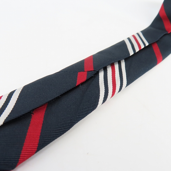 実際に弊社で買取させて頂いたBrooks Brothers/ブルックスブラザーズ トリコロール ストライプ ネクタイの画像 6枚目