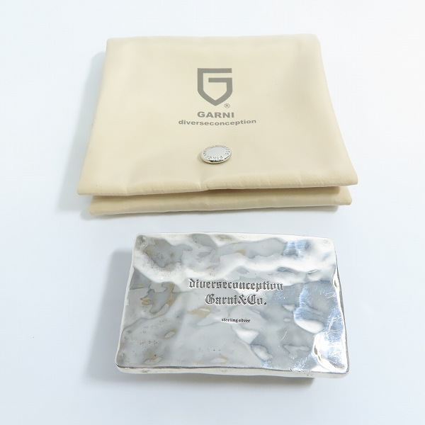実際に弊社で買取させて頂いたGARNI/ガルニ ロゴプレート/スネーク/シルバー925 ベルトバックルの画像 7枚目
