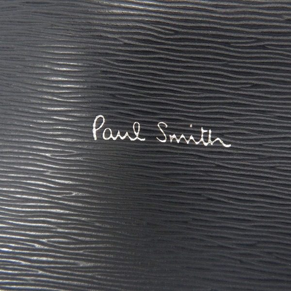 実際に弊社で買取させて頂いたPaul Smith/ポールスミス レザー リュックサック/バックパック ダークネイビーの画像 5枚目
