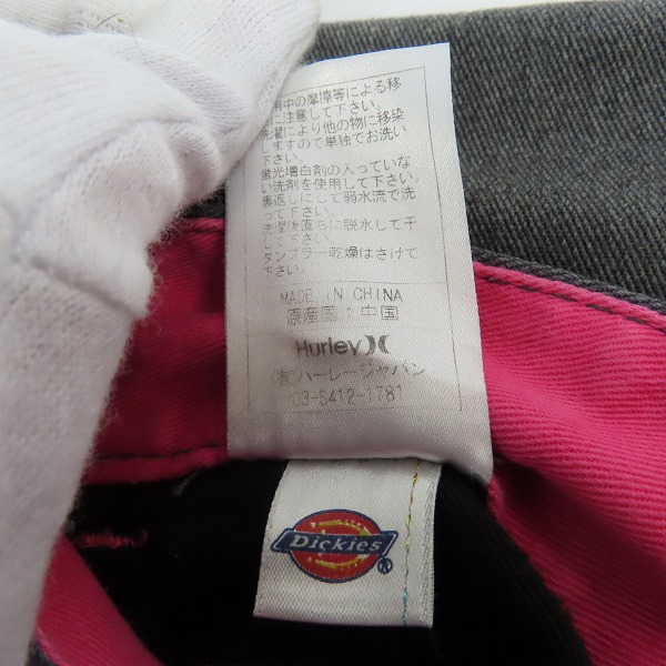 実際に弊社で買取させて頂いたDickies × Hurley/ディッキーズ ハーレー クロップドチノ パンツ/32の画像 4枚目