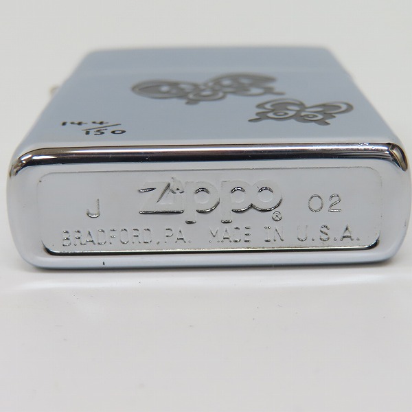実際に弊社で買取させて頂いたZIPPO/ジッポー Paul Smith/ポールスミス 蝶/バタフライ 2002年製の画像 3枚目