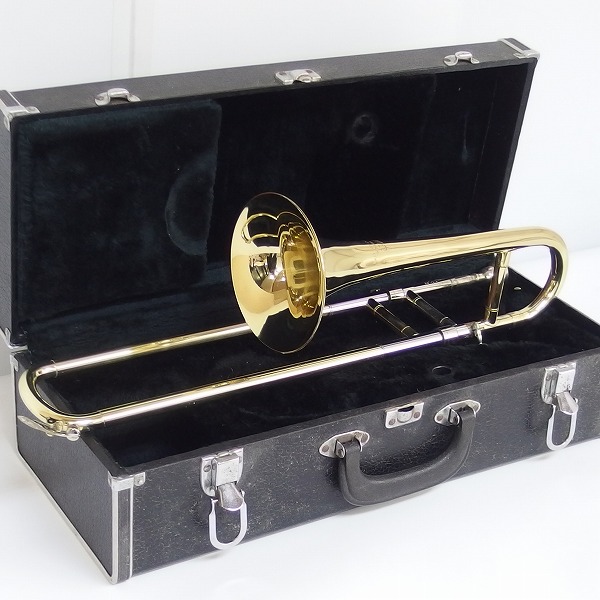 実際に弊社で買取させて頂いたJUPITER/ジュピター SST-314 スライド トランペット ゴールド ハードケース付