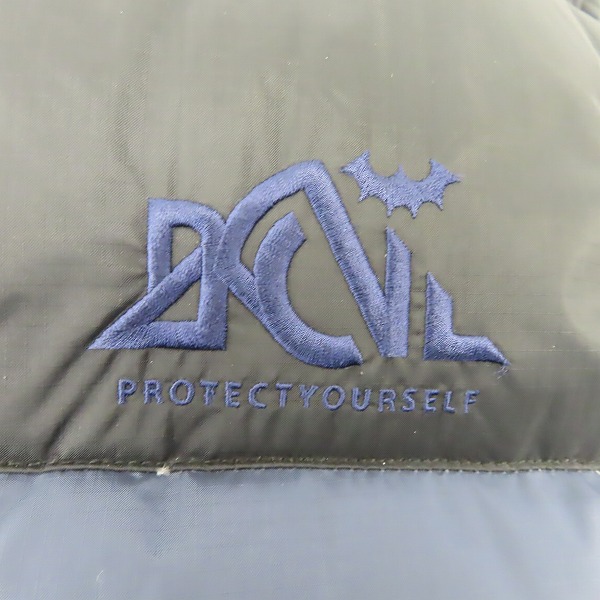 実際に弊社で買取させて頂いたBackChannel×NANGA/バックチャンネル×ナンガ 配色切り替え フーデッド ダウン ジャケット/Mの画像 6枚目