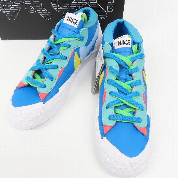 実際に弊社で買取させて頂いた【未使用】KAWS×sacai×NIKE/カウズ×サカイ×ナイキ Blazer Low Neptune Blue DM7901-400/29