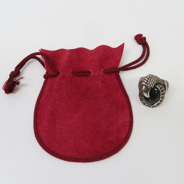 実際に弊社で買取させて頂いたBloody Mary/ブラッディマリー ドラゴンクロー ストーンリング 11.5号の画像 8枚目