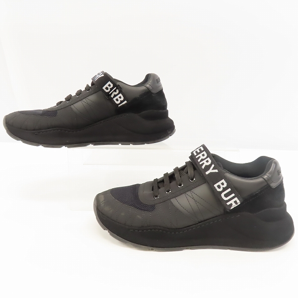 実際に弊社で買取させて頂いたBURBERRY/バーバリー ロゴディテール  スニーカー/シューズ/43の画像 3枚目