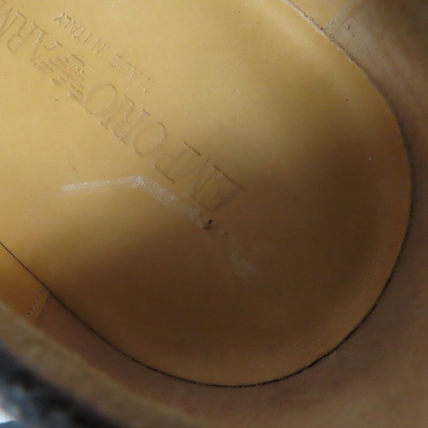 実際に弊社で買取させて頂いたGIORGIO ARMANI/ジョルジオアルマーニ ダブルモンク カモフラ柄 シューズ/8の画像 6枚目