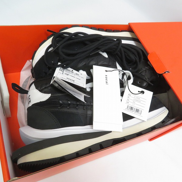 実際に弊社で買取させて頂いた【未使用】NIKE×SACAI×JEAN PAUL GAULTIER/ナイキ LDVAPORWAFFLE MIX ヴェイパーワッフル DH9186-001/21-0252S/25.5の画像 8枚目