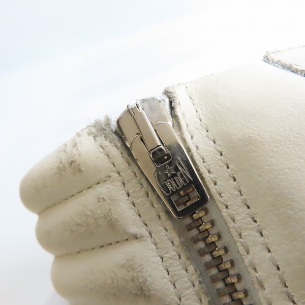 実際に弊社で買取させて頂いたGOLDEN GOOSE/ゴールデングース SLIDE/スライド サイドジップ レザーシューズ/42の画像 8枚目