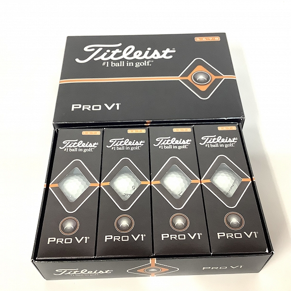 実際に弊社で買取させて頂いた【未使用】Titleist/タイトリスト PRO V1 ゴルフボール 1ダース