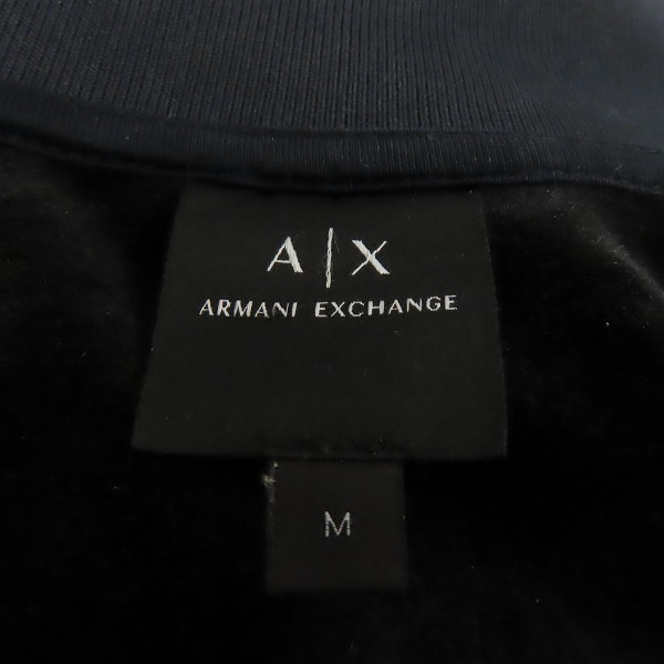 実際に弊社で買取させて頂いたARMANI EXCHANGE/アルマーニエクスチェンジ 21AW ジップアップスウェット 6KZMFR ZJ6LZ/Mの画像 2枚目