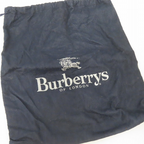 実際に弊社で買取させて頂いた【ジャンク】Burberrys/バーバリーズ オールド シャドーホース ノバチェック レザー チェーンショルダーバッグの画像 9枚目