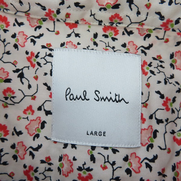 実際に弊社で買取させて頂いたPaul Smith/ポールスミス 長袖シャツ総柄/Lの画像 2枚目