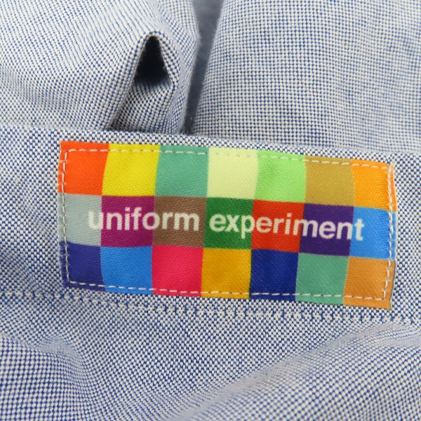 実際に弊社で買取させて頂いたuniform experiment/ユニフォーム エクスペリメント コットン 長袖シャツ UE-190028/2の画像 2枚目