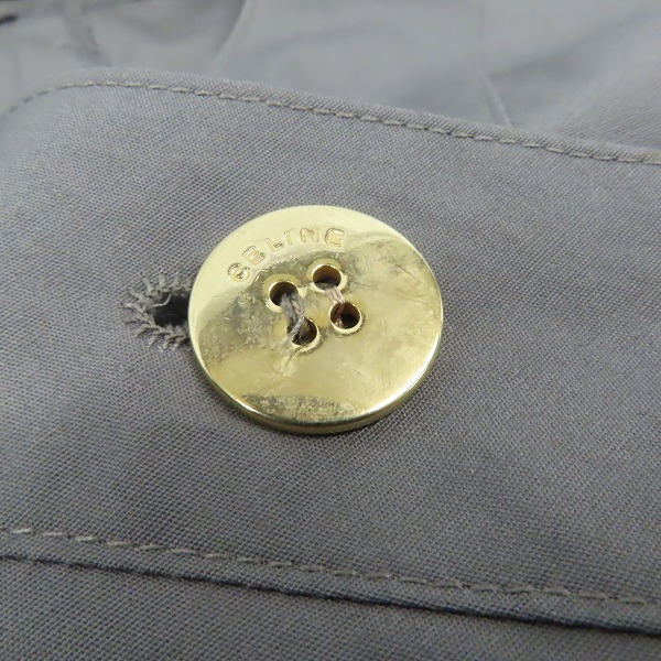 実際に弊社で買取させて頂いたCELINE/セリーヌ ヴィンテージ 金ボタン ワンピース/38の画像 6枚目