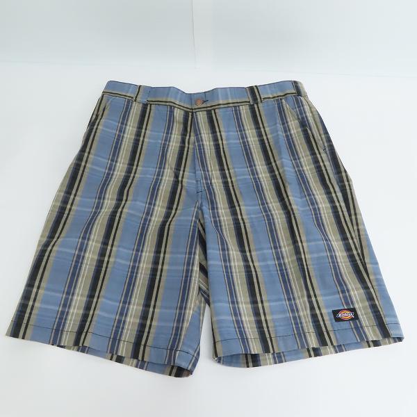 実際に弊社で買取させて頂いた【おまとめ】Dickies/ディッキーズ MULTI USE POCKET SHORTS/マルチユーズ ポケット ショーツ/チェック柄 ハーフパンツ/38の画像 2枚目