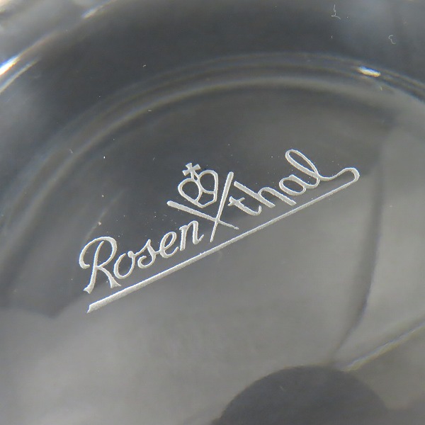 実際に弊社で買取させて頂いたBVLGARI/ブルガリ ローゼンタール 灰皿 クリスタルの画像 4枚目