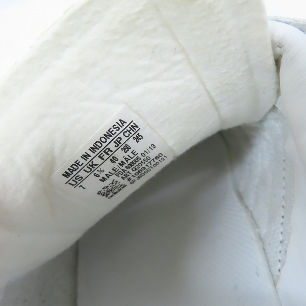 実際に弊社で買取させて頂いたadidas/アディダス BECKENBAUER/ベッケンバウアー スニーカー/Q20550/25の画像 5枚目