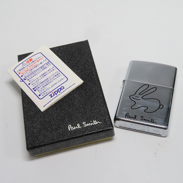 実際に弊社で買取させて頂いたZIPPO/ジッポー Paul Smith/ポールスミス ウサギ 1997年製の画像 6枚目
