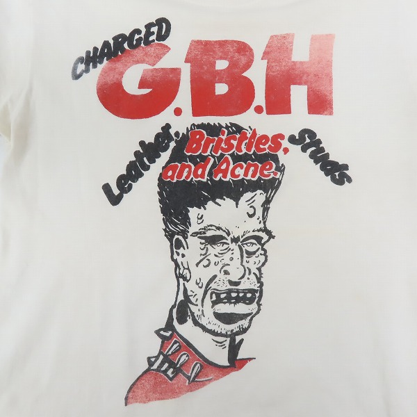 実際に弊社で買取させて頂いたCHARGED G.B.H/ジー・ビー・エイチ バンドTシャツの画像 2枚目