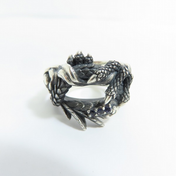 実際に弊社で買取させて頂いた【ギャラ付】Bloody Mary/ブラッディマリー rafu ring/ラフリング w/アイオライト 17号の画像 1枚目