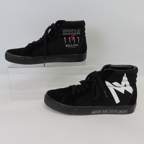 実際に弊社で買取させて頂いたMoonage Devilment/ムーンエイジデビルメント SCREAM プリントハイカットスニーカー の画像 3枚目