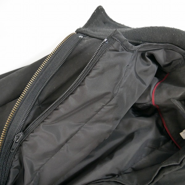 実際に弊社で買取させて頂いたARMANI JEANS/アルマーニ ジーンズ 中綿ライナー付きジップコート XSの画像 4枚目