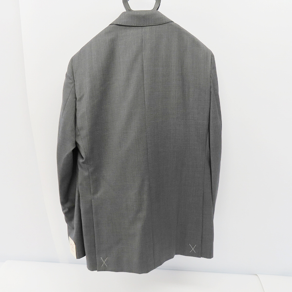 実際に弊社で買取させて頂いた【未使用】Brooks Brothers RED FLEECE/ブルックスブラザーズ チェック柄 2Bテーラードジャケット グレー系/38の画像 1枚目