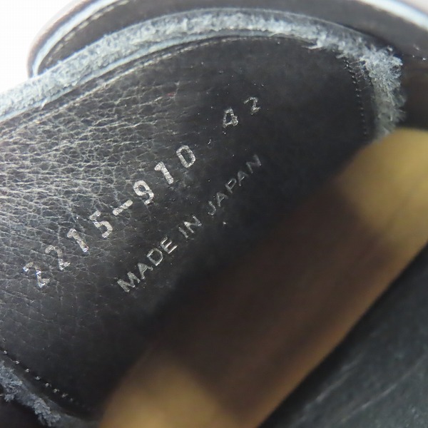 実際に弊社で買取させて頂いたLAD MUSICIAN/ラッドミュージシャン ラウンドトゥ シューズ 2215-910/42の画像 5枚目