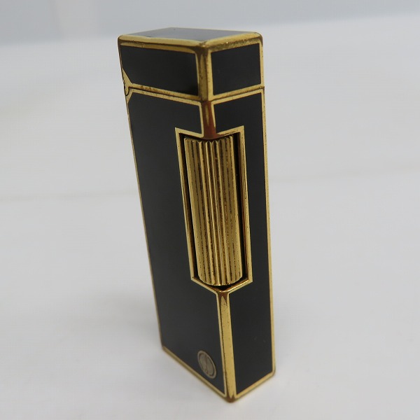 実際に弊社で買取させて頂いた(1) dunhill/ダンヒル サイドローラーガスライター ブラック×ゴールドの画像 3枚目