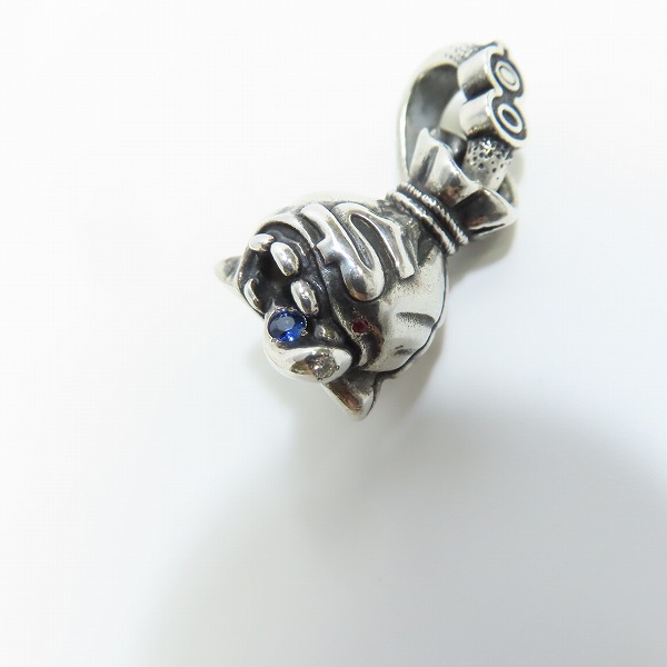 実際に弊社で買取させて頂いた【ギャランティ付き】gucho/ガッチョ Mr.Greed w/サファイア/ダイヤモンド/ルビー ペンダントトップの画像 6枚目