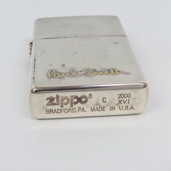 実際に弊社で買取させて頂いたZIPPO/ジッポー Paul Smith/ポールスミス ロゴ 2000年製の画像 3枚目