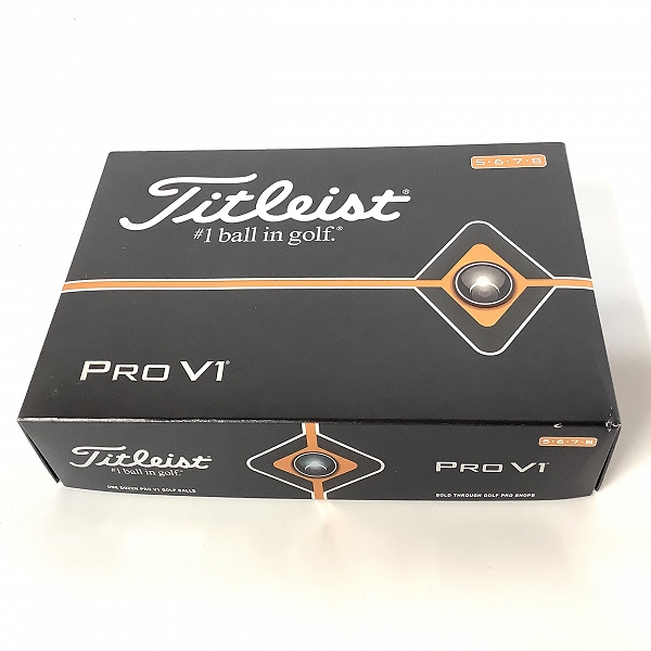 実際に弊社で買取させて頂いた【未使用】Titleist/タイトリスト PRO V1 ゴルフボール 1ダースの画像 2枚目