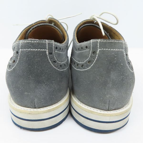 実際に弊社で買取させて頂いたGIORGIO ARMANI/ジョルジオアルマーニ ウイングチップ スエード レザーシューズ 8の画像 1枚目