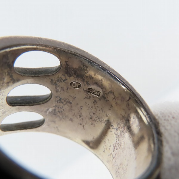 実際に弊社で買取させて頂いたDr MONROE/ドクターモンロー SV925 オーバルホールリング /29-29.5号の画像 5枚目
