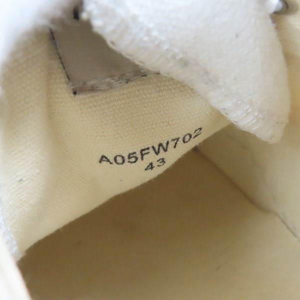 実際に弊社で買取させて頂いたMaison MIHARA YASUHIRO/メゾンミハラヤスヒロ original sole toe cap sneaker LOW スニーカー A05FW702/43の画像 5枚目